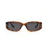 Glasses Ss0823 Square Cat Eye Metal Accessories Autumn And Winter Xiaohongshu Sunglasses Women'S Sunglasses Men