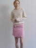 TINKNIT Cashmere Wool Blend Wrap Skirt_Pink