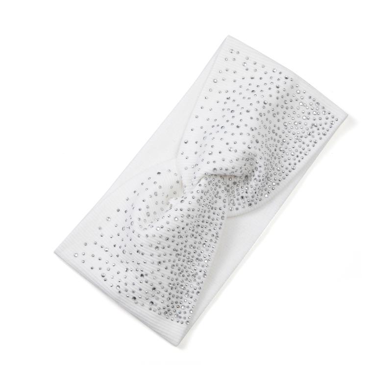 

Повязка на голову женская однотонная перекрестная светящаяся для вечеринки со стразами для макияжа коса эластичная изящная сексуальные аксессуары для волос