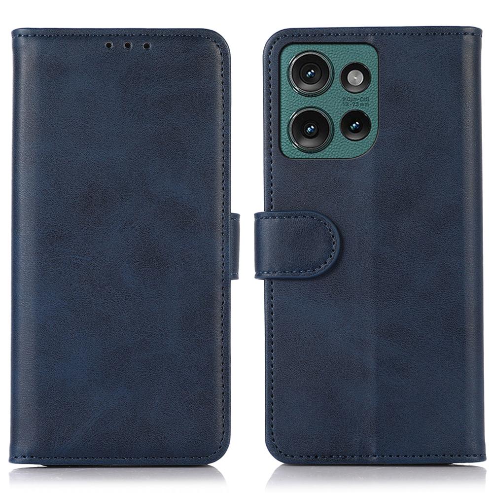 For Motorola Edge 50 Neo 5G/Moto S50 5G/Thinkphone 25 5G Case Cowhide Texture Leather Wallet Phone Cover with Stand