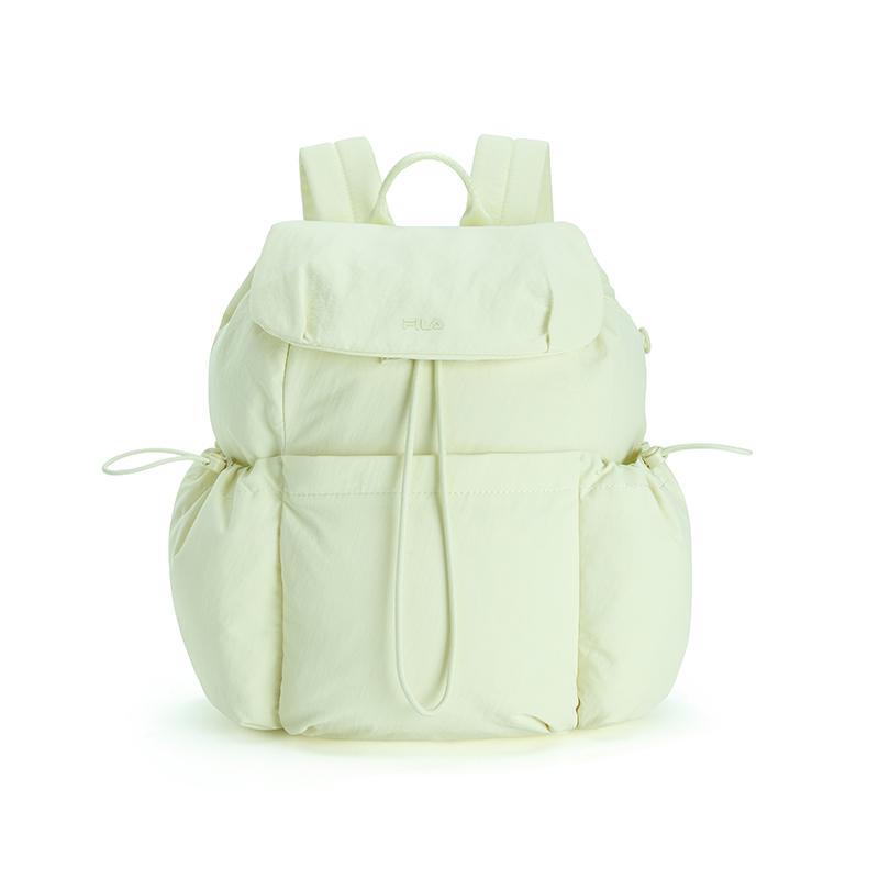 FILA Original Citywalk Backpack Fashion Simple Classic Casual Commuting Versatile Lightweight Practical Fabric Women backpack F13W629166FLG Refreshing Green