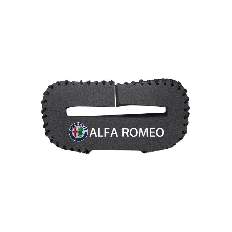 

2026 Hot Alfa Romeo 2Pcs Car Decorative Accessories seat belts Seat Safety Belt Buckle Cover For Alfa Romeo 156 159 147 4C 8C 16