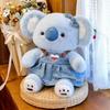 Cowboy Koala Plush Toy For Couples With Soft Cotton Filling Perfect For Gifts And Decor