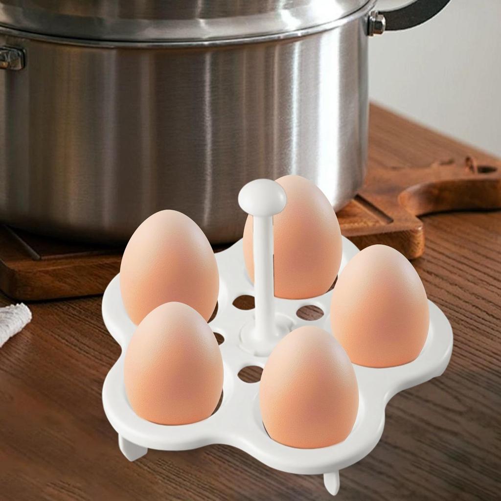Egg Boiler Holder 4/5 Holds Egg Steamer Rack Eggs Multipurpose Steamer Rack Kitchen Accessory Holder Cooker Pot Gadget Tools