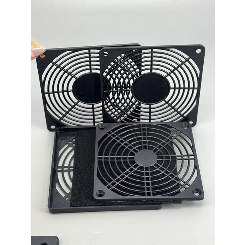 120mm PC Fan Dustproof Cover Mesh Grill Guard Protector with Removable Front Plate Dust Filter for PC Case Cooling Fan