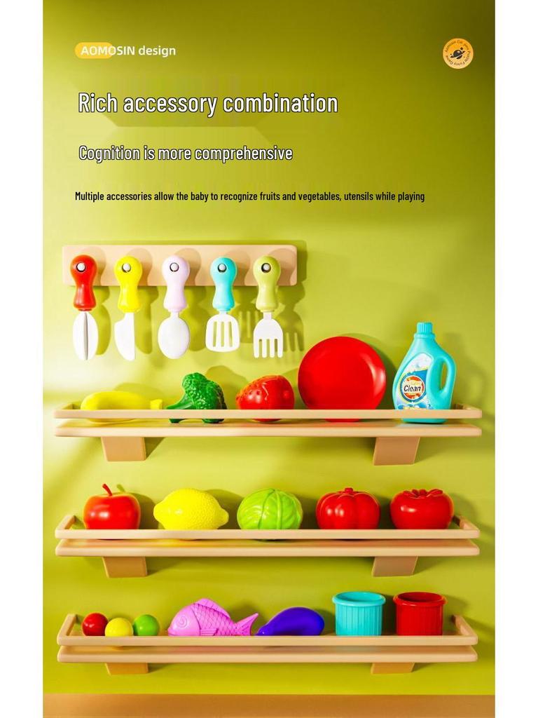 Montessori Kids' Dishwashing Sink Toy: Pretend Play Water Park with Circulating Faucet