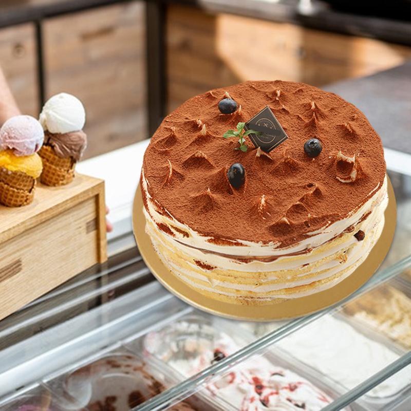10PCS Round Cake Base Board 16/18/20/22/24/25cm Golden Silver White Cupcake Circle Cardboard Dessert Tray Birthday Party Decor