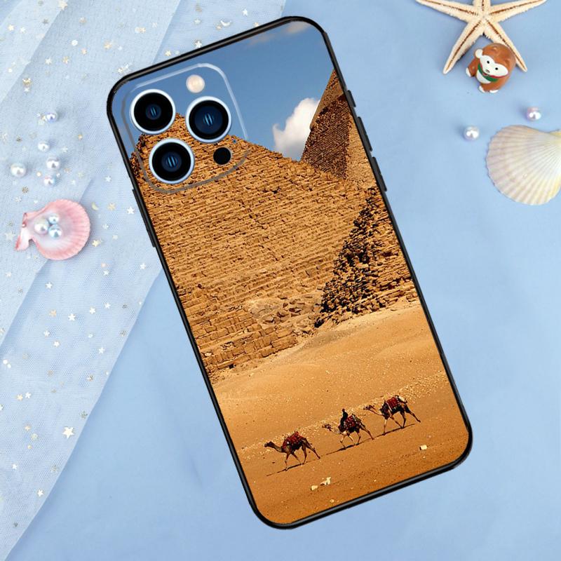 Egypt Pyramids Case For iPhone 17 Pro Max 16 15 14 12 11 13 Pro Max Plus 12 13 Mini 16e 17 Air Back Cover