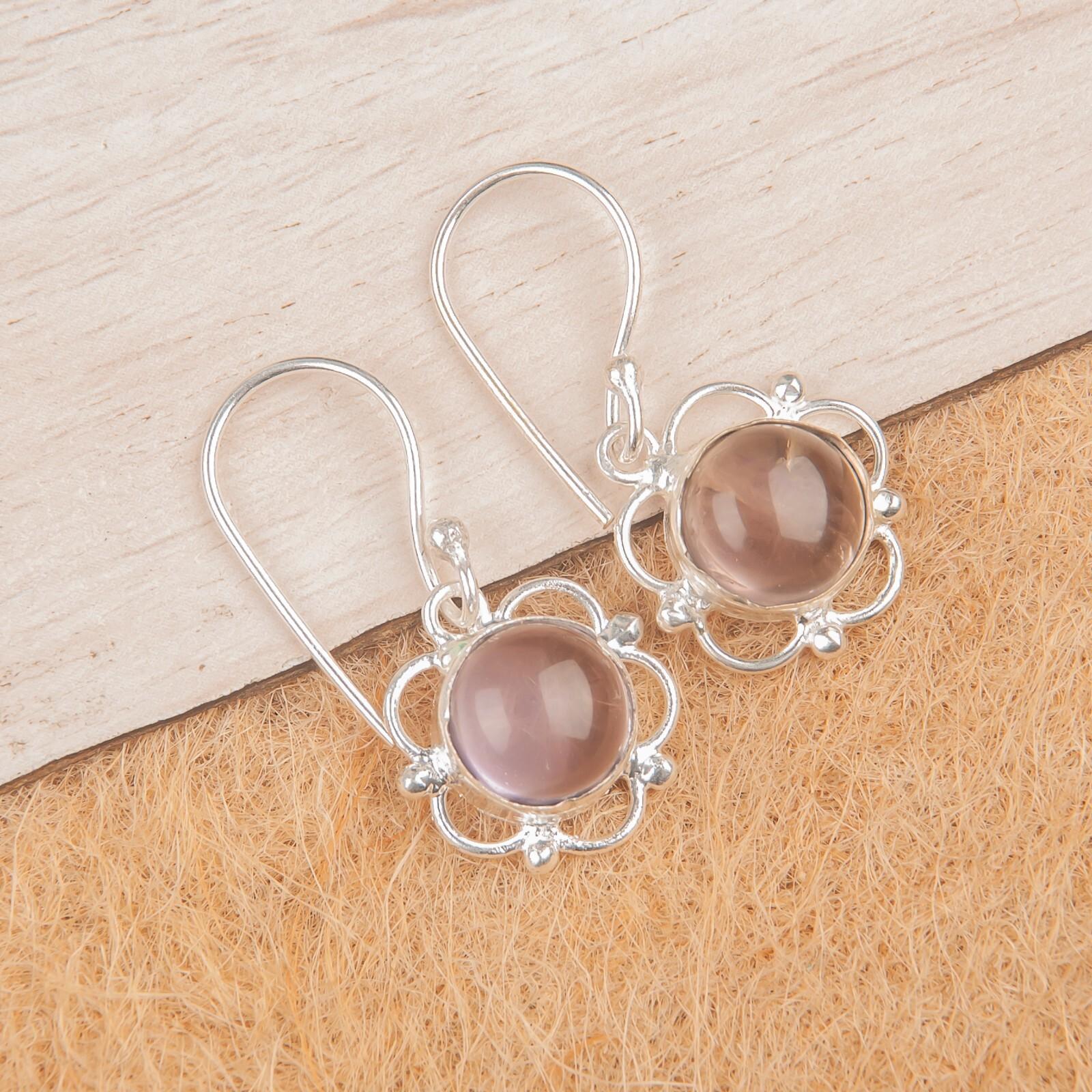 

Натуральный аметрин драгоценный камень 925 стерлинговое серебро ювелирные изделия серьги 1,40 подарок для нее EE-56-23