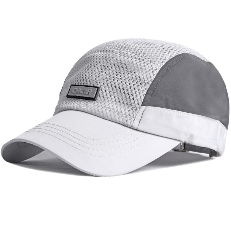 

HT3681 New Summer Cap for Men Women Breathable Mesh Trucker Cap Male Female Baseball Hat Unisex Adjustable Snapback Baseball Cap Adjustable 55-60cm белый