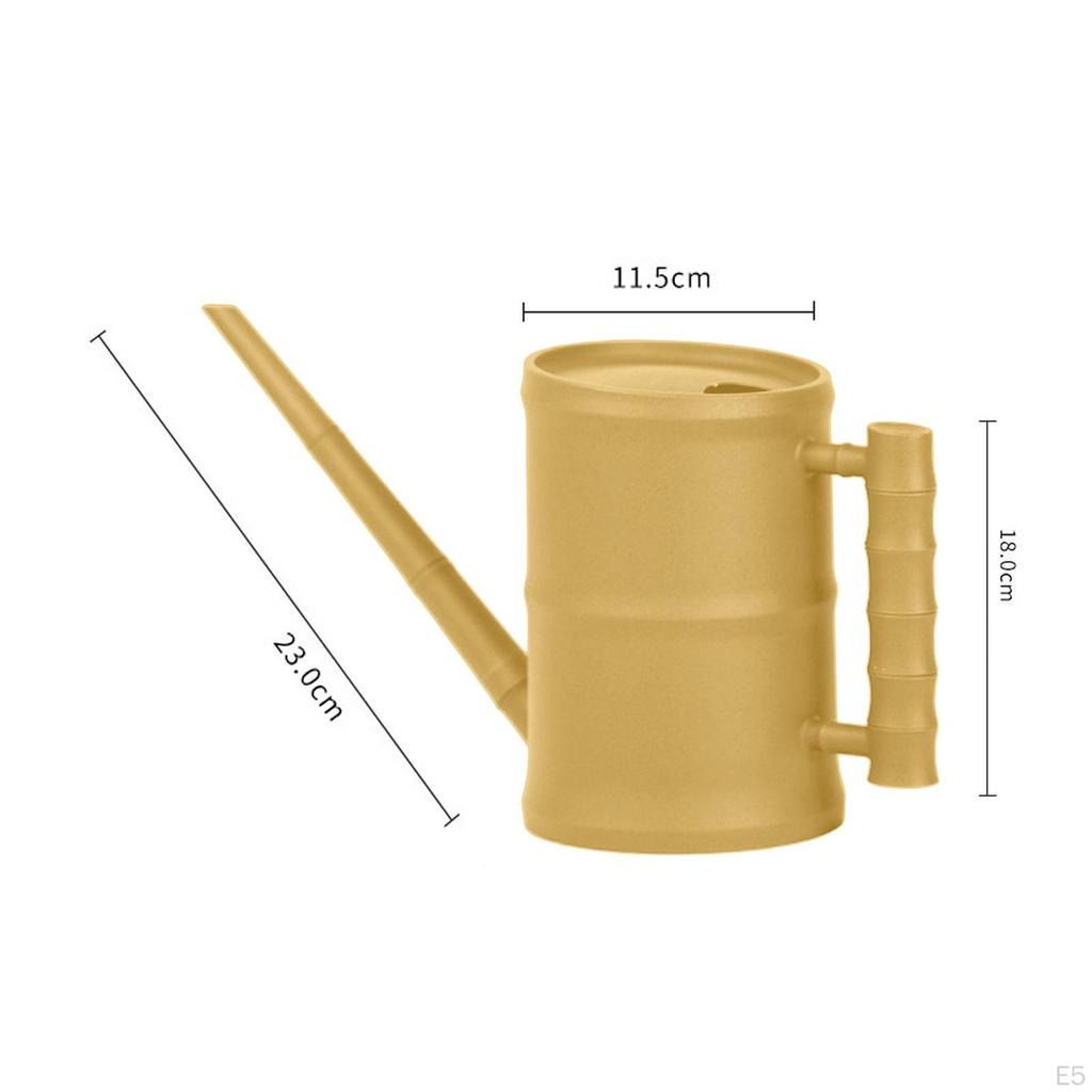 1.6 Liters PP Watering Can Gardening Tool with Long Nozzle for Adults Kids Children