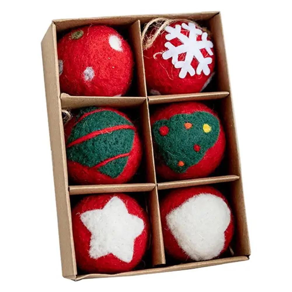 Wool Felt Craft Balls for Christmas and Special Events Decor