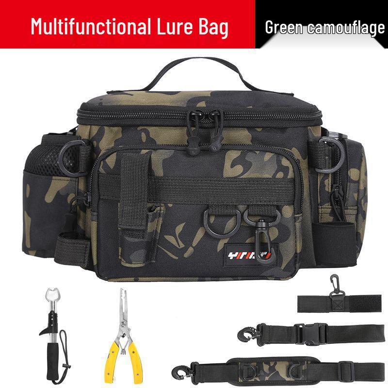 Wasserdichte Multifunktionale Angeltasche: Köder, Rute, Ausrüstung, Taille, Umhängetasche, Einzelschulter