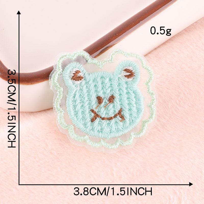 

Embroidery Label Cute Cartoon Animal Fruit Lace Embroidery Sticker Diy Hand Account Hair Accessories Accessories Patch Cloth Sticker G2R-A-1-4