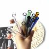 10Pcs Reusable Drinking Straw Glass Straws Eco-friendly High Borosilicate Glass Straw  Tube Party Bar Drinkware Bar Accessories