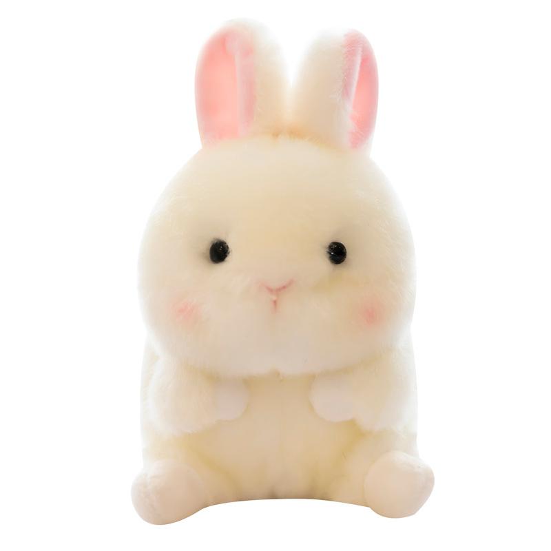 Soft and Cute Spherical Plush Pendant Panda Doll Rabbit Backpack Hanging Pink Pig Keychain Event Gift