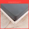Simple Fitted Sheet Pure Color Polyester Soft Fabric For Bedroom Bed Linen