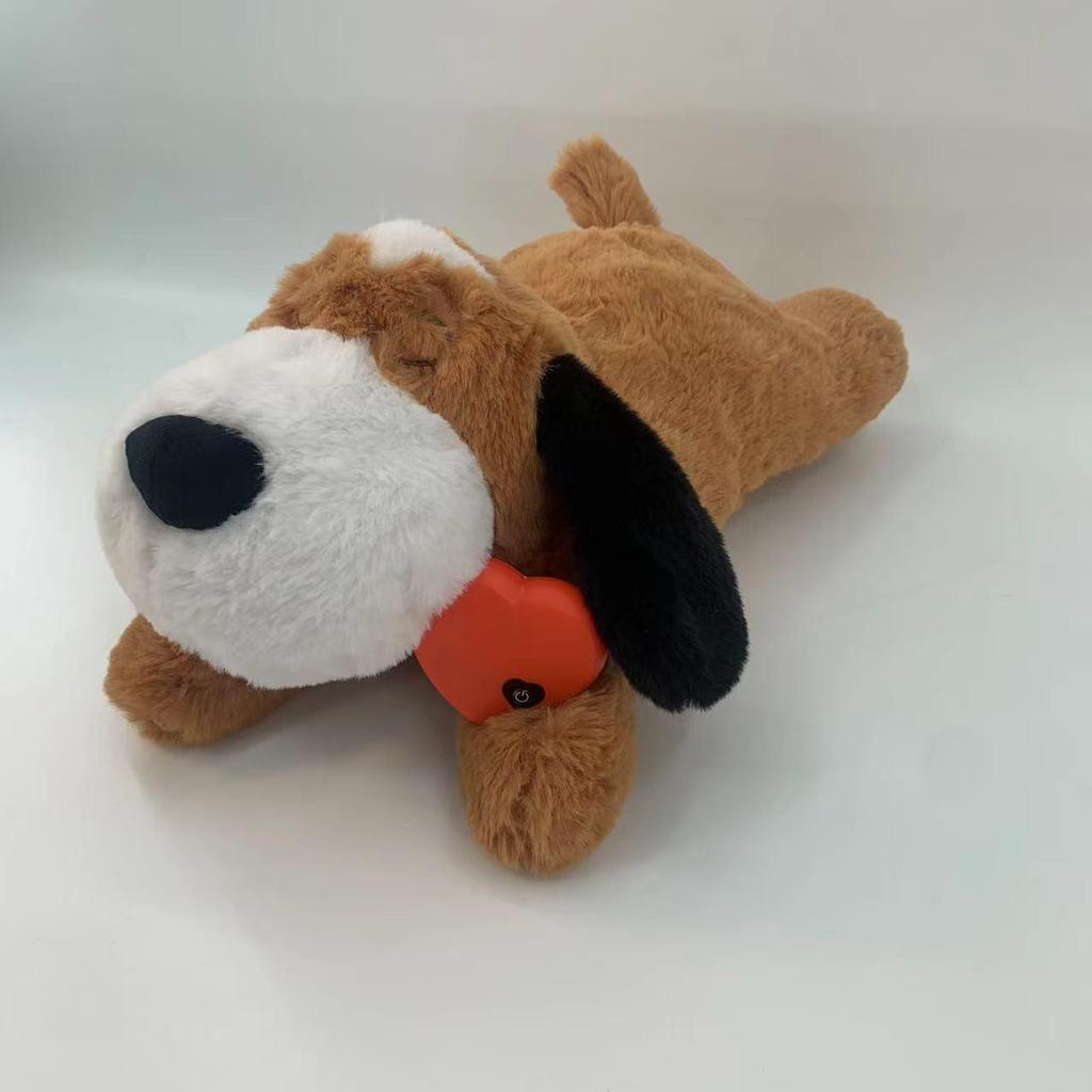 Pet Anxiety Plush Heartbeat Companion - Calming Interactive Toy for Dogs and Cats (Vacuum Packed)