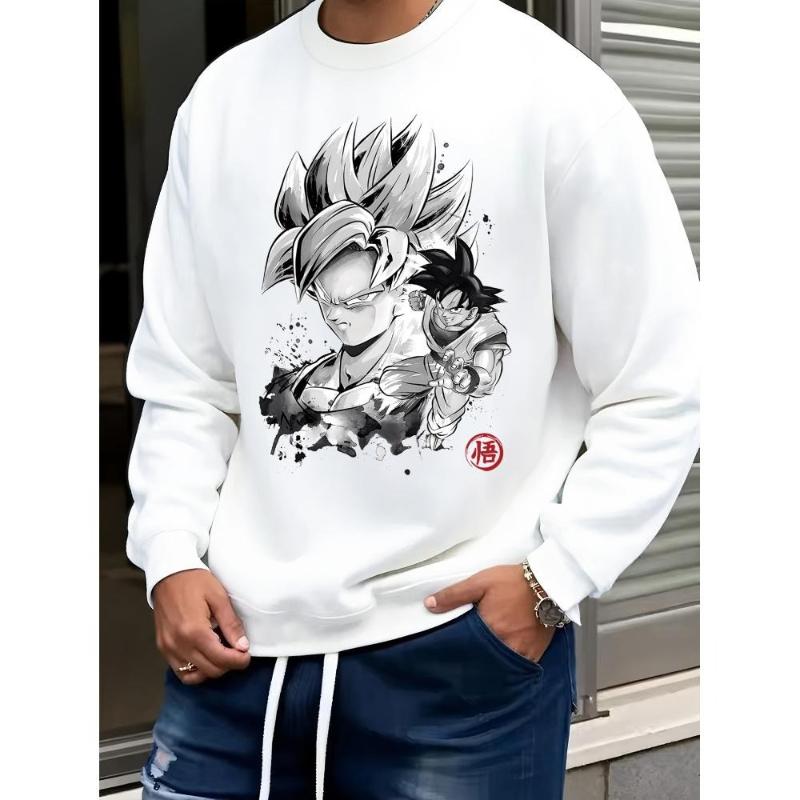 

Dragon Balls Slim Fit Crew Neck Sweatshirt, Stretch Spandex Blend, Wrinkle-Resistant Business Casual S