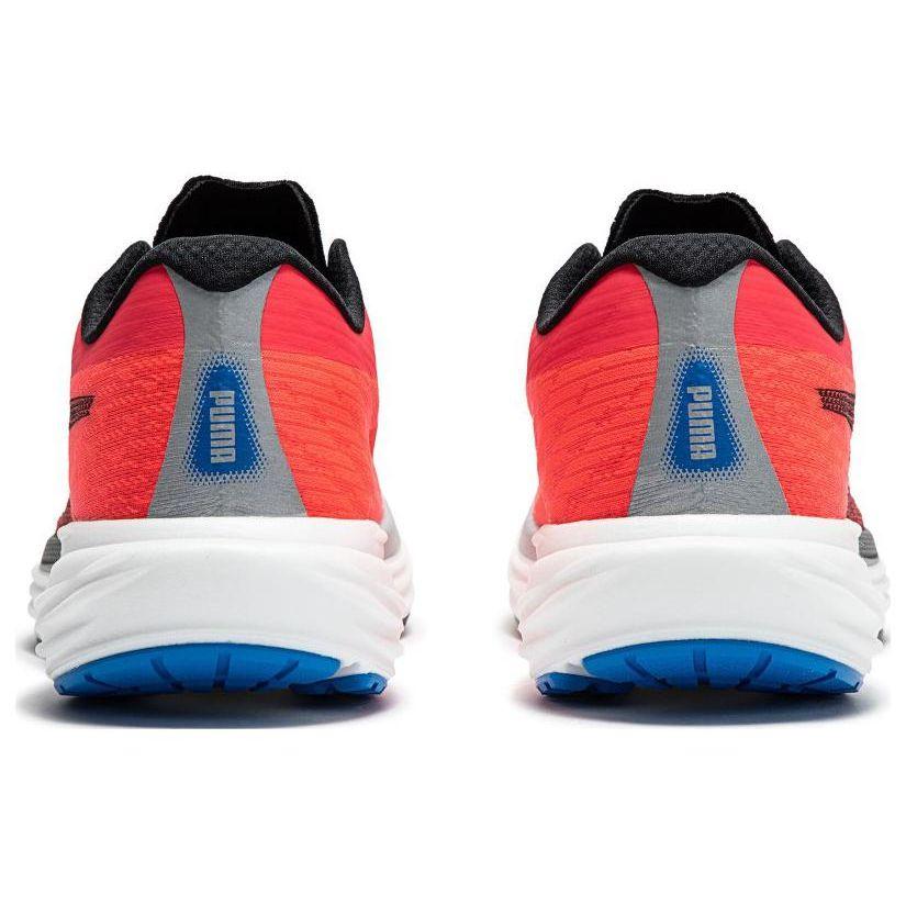 Puma Deviate Nitro 2 Running Shoes Lightweight Breathable Carbon Plate Men Sneakers Deep-Blue Fire-Red 376807-14