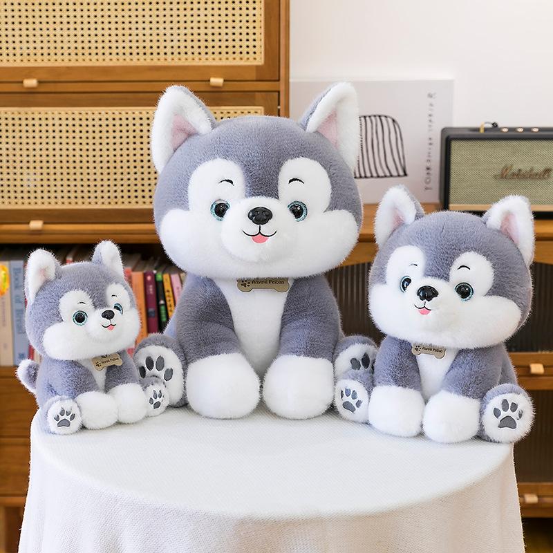 New cute husky doll children's doll plush toy funny husky toys pet toy commemoration