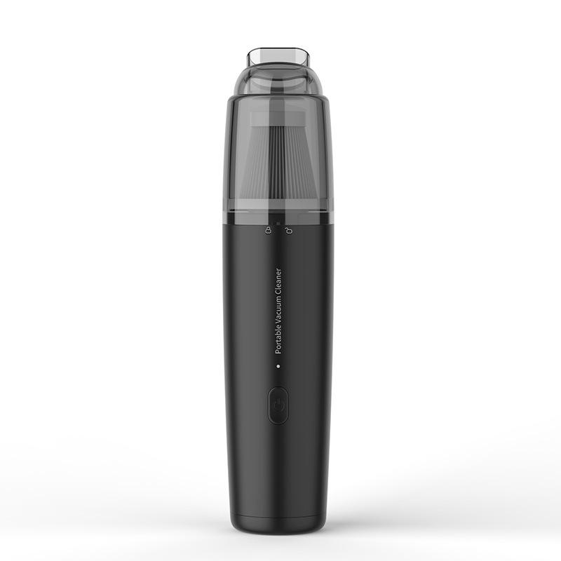 

Car-mounted Vacuum Cleaner - Small Household Handheld Device with Wireless and High Suction Power, Rechargeable, Cordless Metal чорний