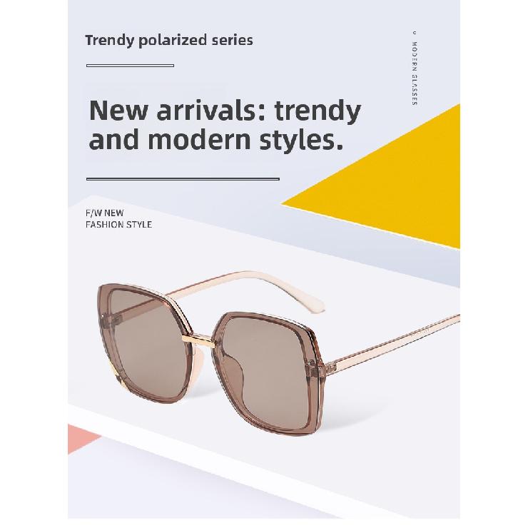 Fashionable Retro Sunglasses, Personalized Polarized Sunglasses for Women, UV400, Light Luxury