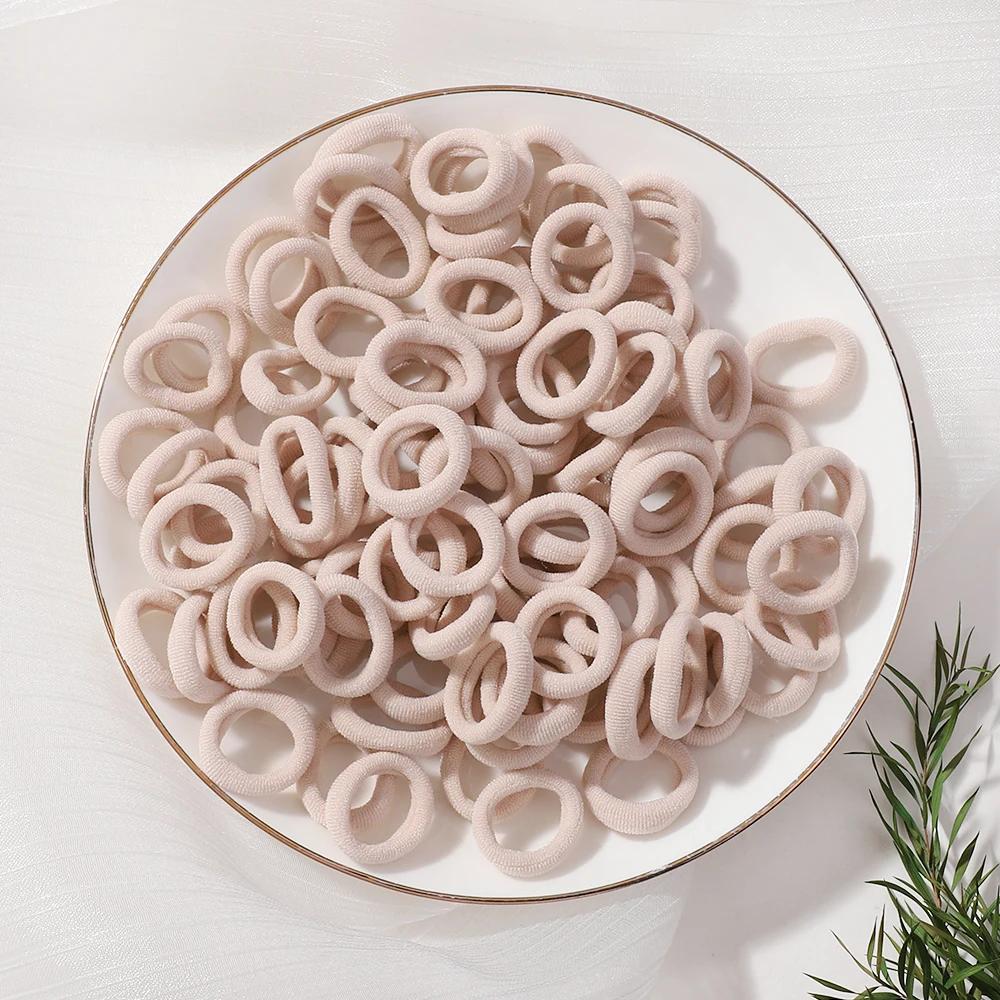 20pcs/lot Girl Elastic Hair Bands Girls Plush Ball Rubber Band for Children Sweets Scrunchie Hair Ties Kids Hair Accessories