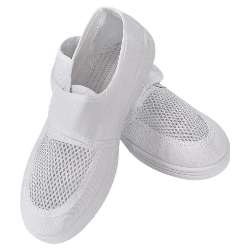 Prodyšné PVC Antistatické Boty na suchý zip ze síťoviny s protiskluzovou měkkou podrážkou