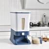 Good-Sealed Grain Container Storage Household Cereal Rice Box Dispenser Bucket Rice Cans 10KG-A