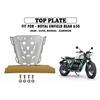 Top Plate Silver "Fit For Royal Enfield Bear 650"
