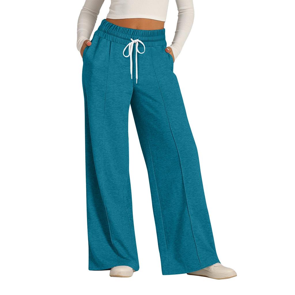 Women's High Waisted Wide Leg Sweatpants Casual Jogger Pants