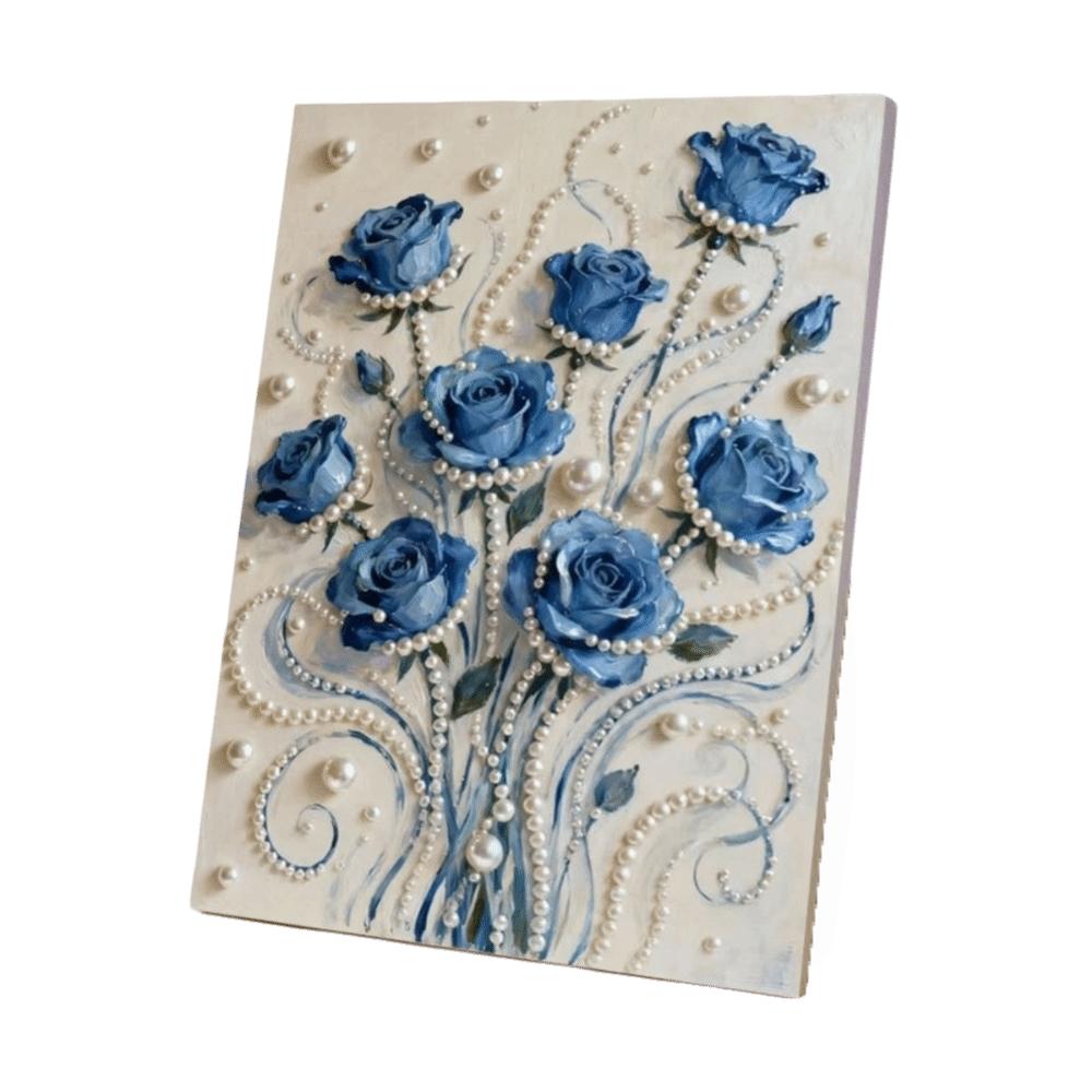 Flower Pearl Beads Painting Sea Decorative Painting DIY Painting Material Pack Wall Decor