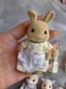 Non-Toxic Original Forest Animal Family 1:12 Dollhouse Furniture Mini Rabbit Bear Dog Cat Pets Dolls Figure Toy Dolls Kids Gifts
