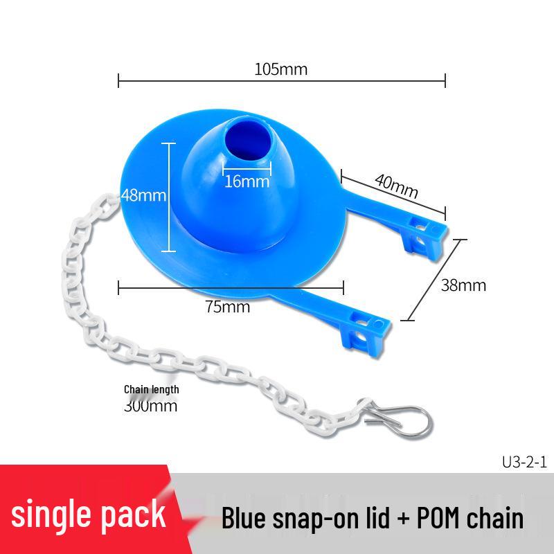 Classic Toilet Tank Lid Seat Water Stopper Rubber Plug Drain Valve Seal Ring Universal Accessory