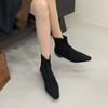 Fashion SUOJIALUN 2025 Winter New Brand Women Ankle Boots Fashion Square Low Heel Ladies Elegant Short Boots Dress Outdoor Chelsea Shoes