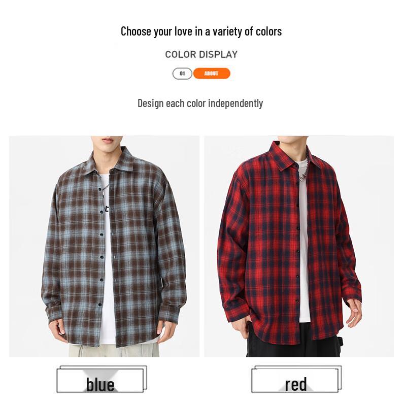 Jeanswest Men's Plaid Long-Sleeve Shirt
