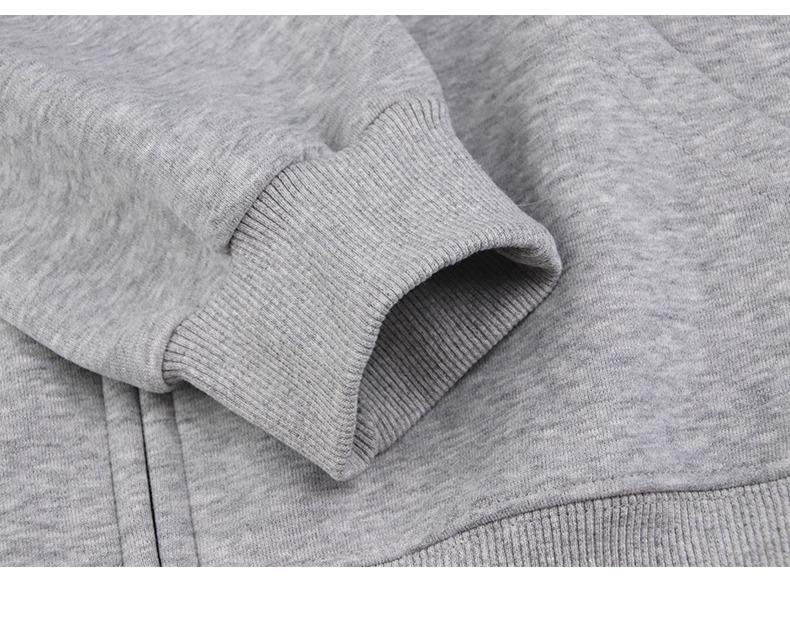 Gray Slim Fit Petite Korean Style Zip-Up Hooded Cardigan for Women, Ideal for Early Autumn/Spring Upper Outerwear
