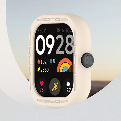 Silicone Bumper Frame Protector for Redmi Watch 4 Case Cover Scratch-Proof Bumper Protector Shell Soft for Xiaomi Redmi Watch4