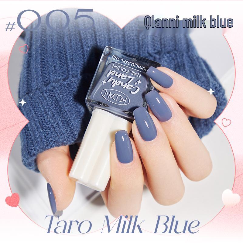 Candy Land Quick-Dry Water-Based Peelable Nail Polish - Long-Lasting Glitter Nude Care