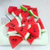 Pack Of 10 Sealant Artificial Greenmelon Slices Realistic Pretended Fruit Bedeck For Experiences Photography Displays