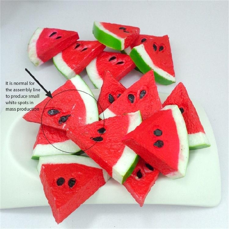 Pack Of 10 Sealant Artificial Greenmelon Slices Realistic Pretended Fruit Bedeck For Experiences Photography Displays