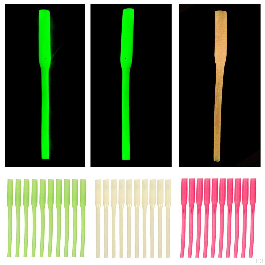 10 Pack Fishing Night Luminous Tube Multicolour Fluorescent Portable Gear Glow