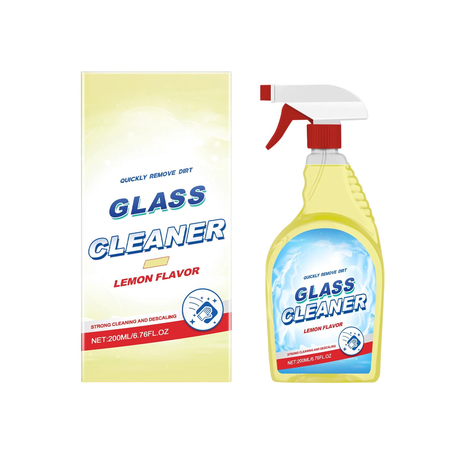 

Lemon Scented Glass Cleaner, Cleans Glass Stains, And Grime; Suitable For Household Use.200ml One Size