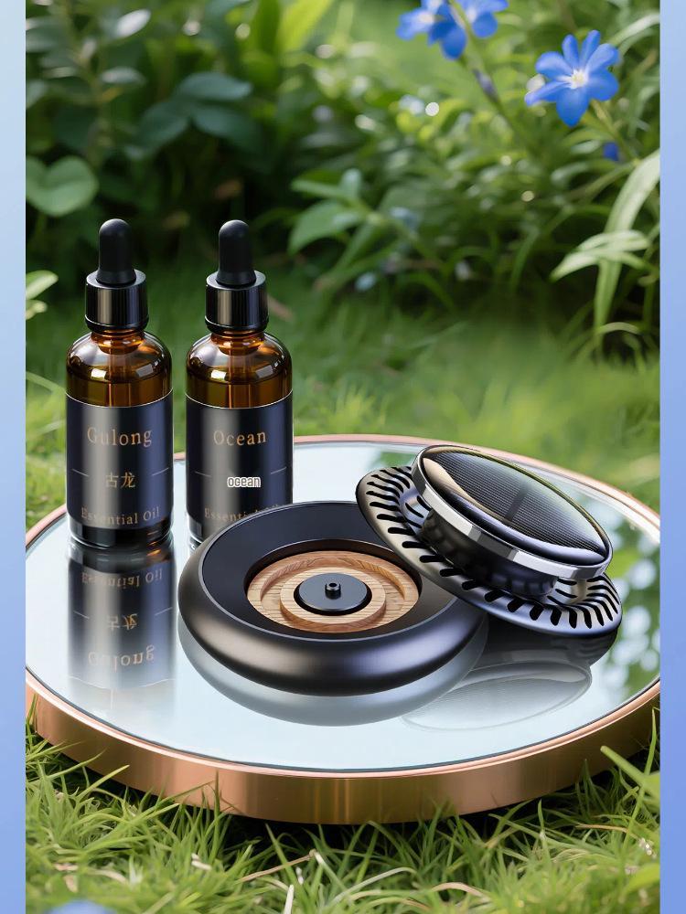 

2025 Solar Car Aromatherapy Essential Oil Ornament: Long-Lasting High-End Fragrance for Car Interiors