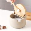 1pc Seasoning Pot Set Kitchen Spice Pot Seasoning Containers Ceramic Monosodium Glutamate Pot Salt and Pepper Jar Pepper Contaniers Seasoning Storage