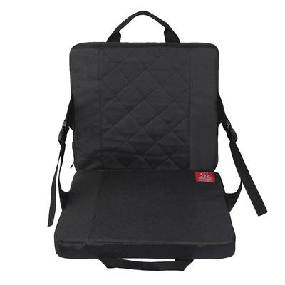 Folding Heated Stadium Seat Cushion Portable with Pocket 3 Speed Temperature USB Charging for Winter Indoor Outdoor