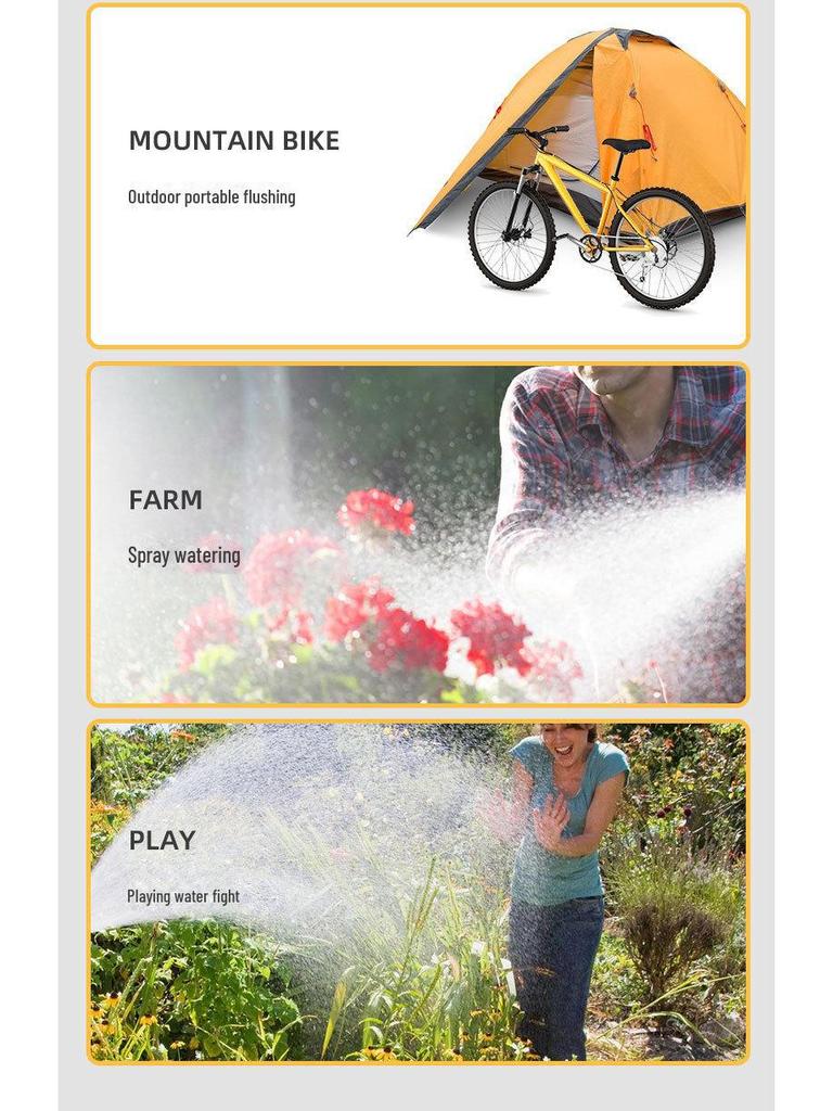 Portable High-Pressure Wireless Car Wash Machine with Lithium Battery