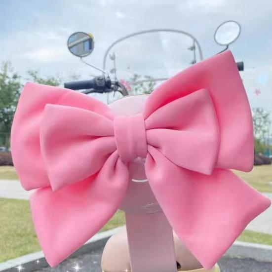 Accessorio Casco Fiocco 3D Decorazione Moto Fiocco con Adesivo Carina Decorazione Fiocco per Caschi Donna Bambina Veicolo Elettrico