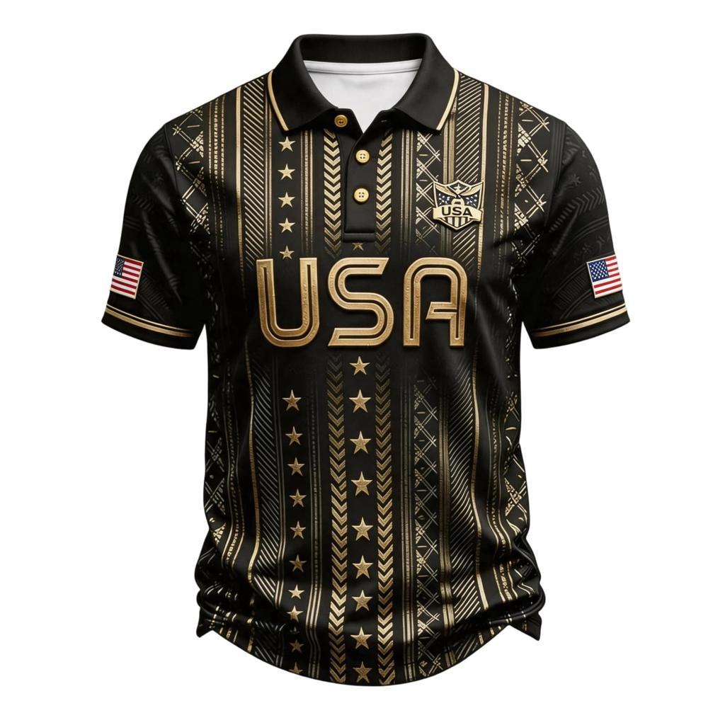 Men's Loose Fit Breathable Polo Shirt Short Sleeve Lightweight Mesh Fabric Casual Sportswear Top for Outdoor Activities and Daily Wear